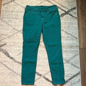 Old Navy Women's Teal Skinny Jeans